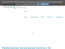 Tablet Screenshot of chirurgische-praxis-krefeld.de